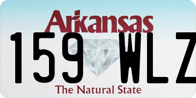 AR license plate 159WLZ