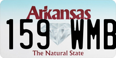 AR license plate 159WMB