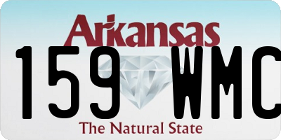 AR license plate 159WMC