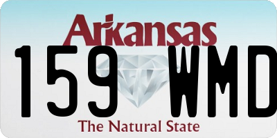 AR license plate 159WMD