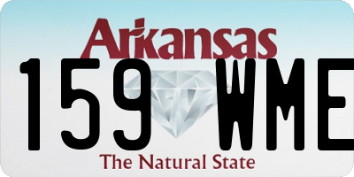 AR license plate 159WME