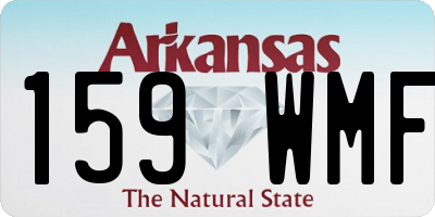 AR license plate 159WMF