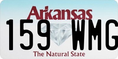 AR license plate 159WMG