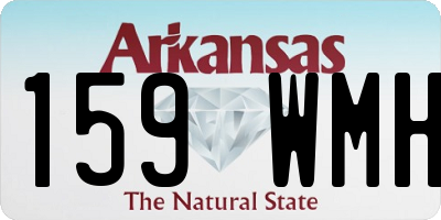 AR license plate 159WMH
