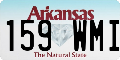 AR license plate 159WMI