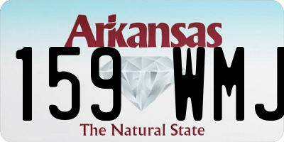 AR license plate 159WMJ