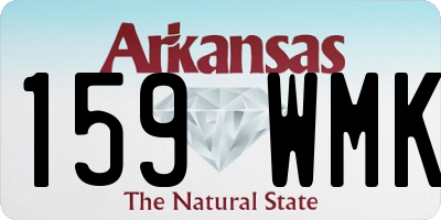 AR license plate 159WMK