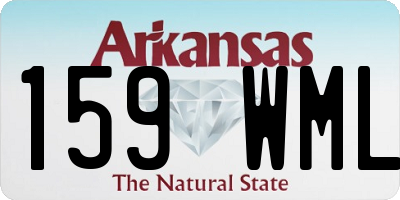 AR license plate 159WML