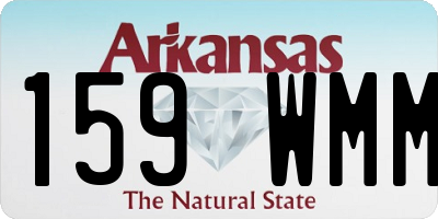 AR license plate 159WMM