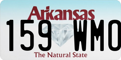 AR license plate 159WMO