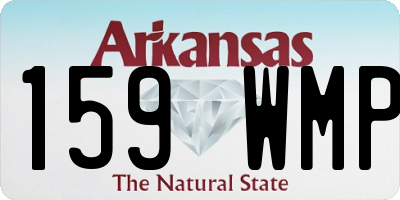 AR license plate 159WMP