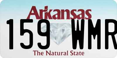AR license plate 159WMR