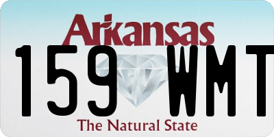 AR license plate 159WMT