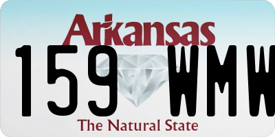 AR license plate 159WMW