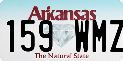 AR license plate 159WMZ
