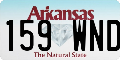 AR license plate 159WND