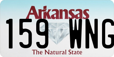 AR license plate 159WNG