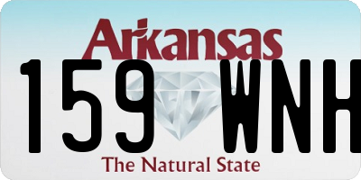 AR license plate 159WNH