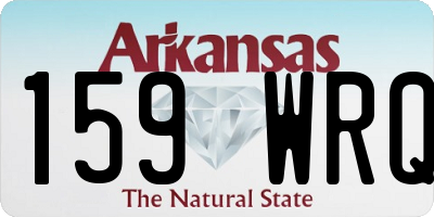 AR license plate 159WRQ