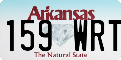 AR license plate 159WRT