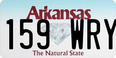 AR license plate 159WRY