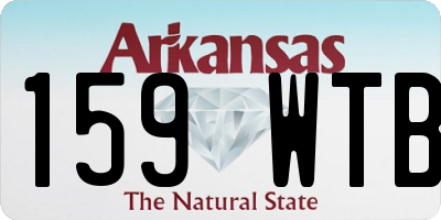AR license plate 159WTB
