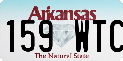 AR license plate 159WTC