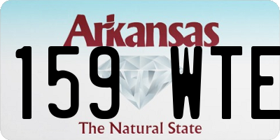 AR license plate 159WTE