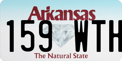 AR license plate 159WTH