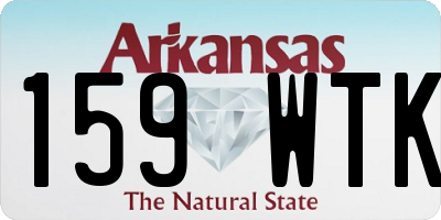 AR license plate 159WTK