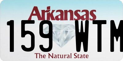 AR license plate 159WTM