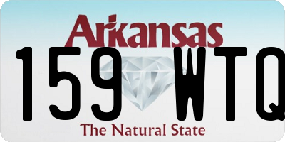 AR license plate 159WTQ