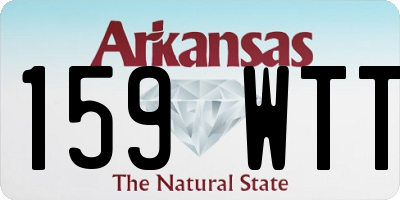 AR license plate 159WTT