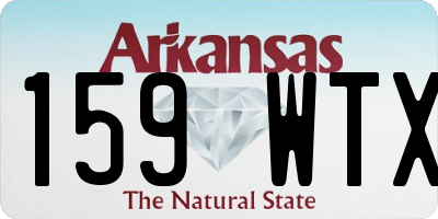 AR license plate 159WTX