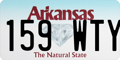 AR license plate 159WTY