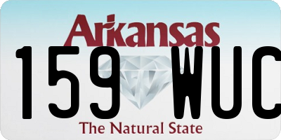 AR license plate 159WUC