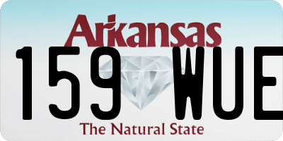 AR license plate 159WUE