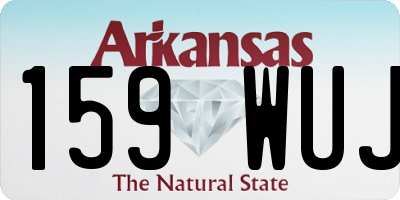 AR license plate 159WUJ