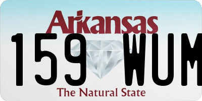 AR license plate 159WUM