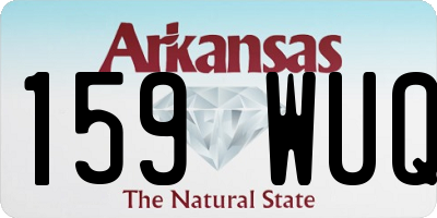 AR license plate 159WUQ