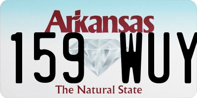 AR license plate 159WUY