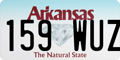 AR license plate 159WUZ