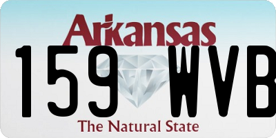 AR license plate 159WVB
