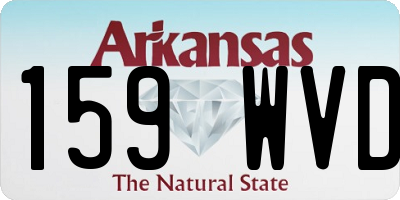 AR license plate 159WVD