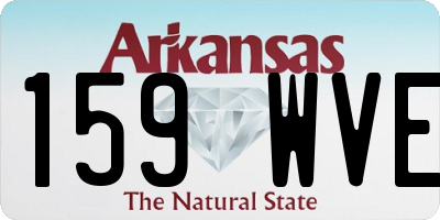 AR license plate 159WVE