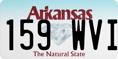 AR license plate 159WVI