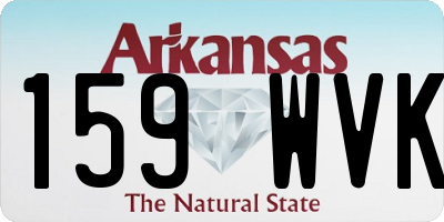AR license plate 159WVK