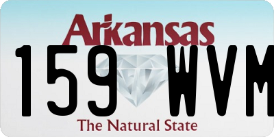 AR license plate 159WVM