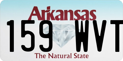 AR license plate 159WVT