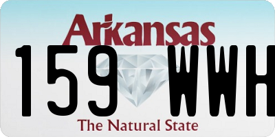 AR license plate 159WWH